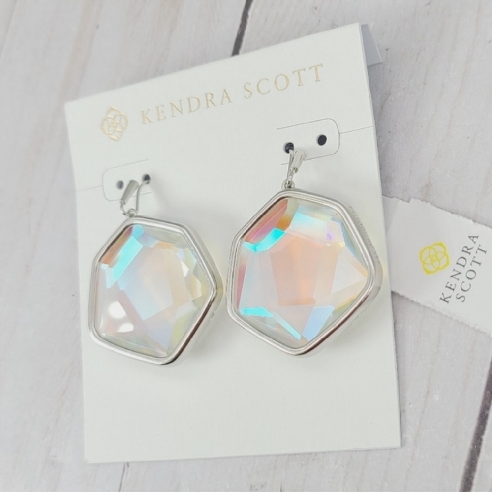 Kendra Scott Venessa drop silver earring